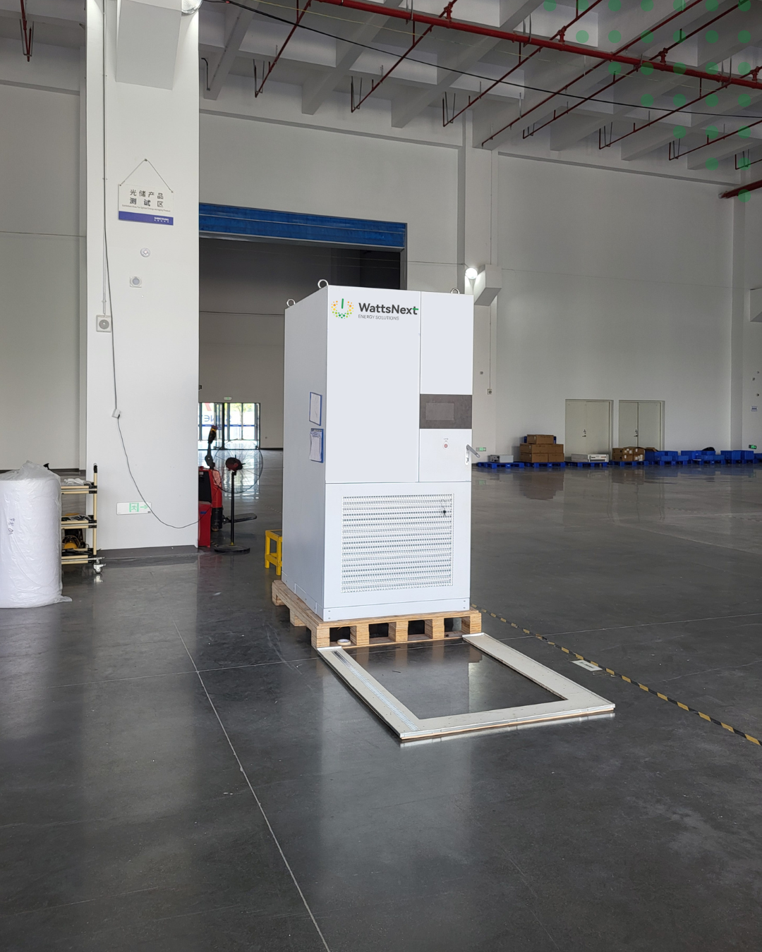 Foto fabriek batterij